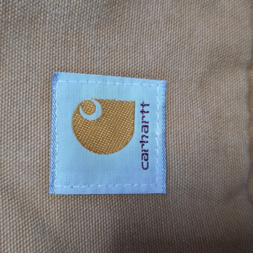 Carhartt Brown Coverall with Red Quilted Insulated Lining - Picture 2 of 9